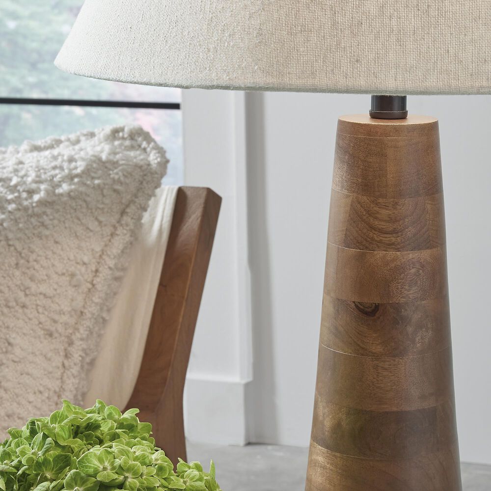 Ashley Danset Table Lamp in Honey Brown, , large