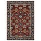 Oriental Weavers Eliana ELI12 Red and Blue 3"3" x 5" Area Rug, , large