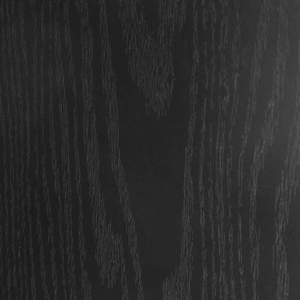 HOMLUX Turn-N-Tube 3-Tier Half Round Console Table in Black Oak, , large