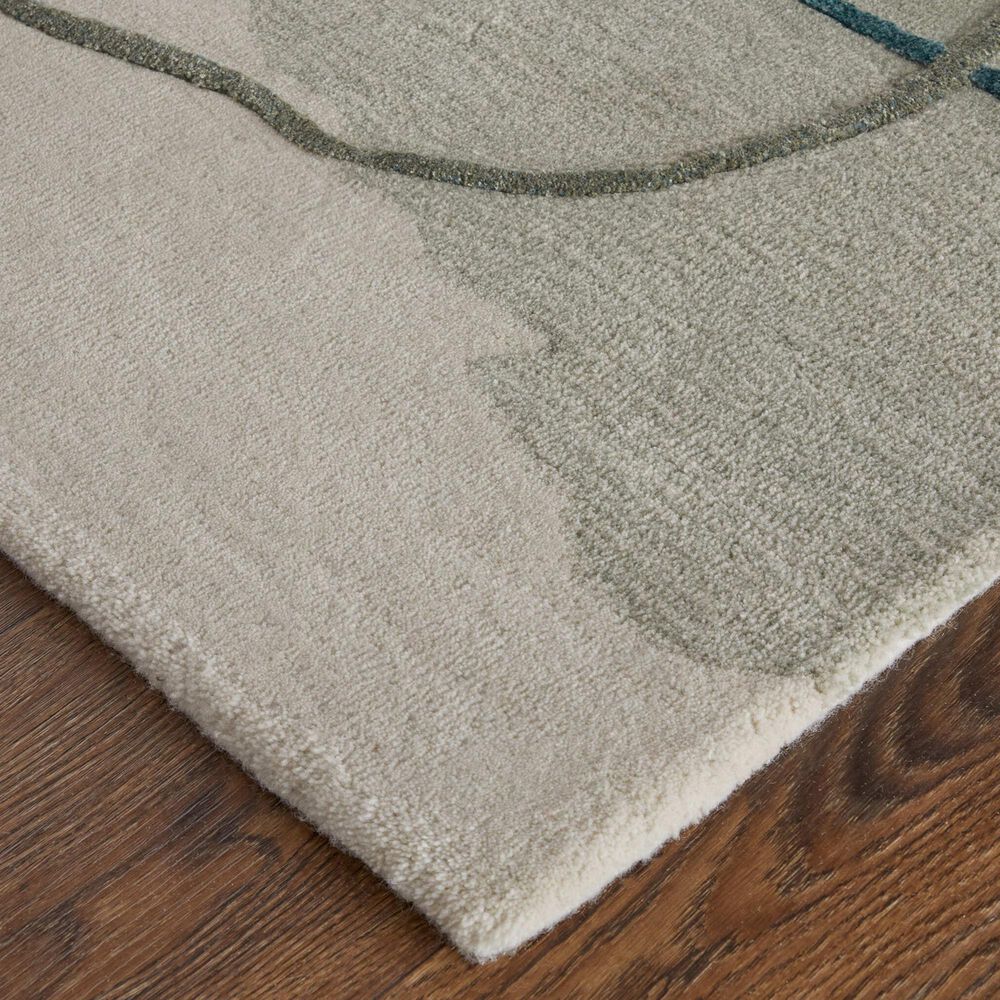 Feizy Anya 5&#39; x 8&#39; Blue and Green Area Rug, , large