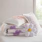 Hampton Park Gracie 4-Piece Full/Queen Comforter Set in White and Purple, , large