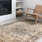 Loloi II Isadora ISA-02 8" x 10" Oatmeal and Bark Area Rug, , large