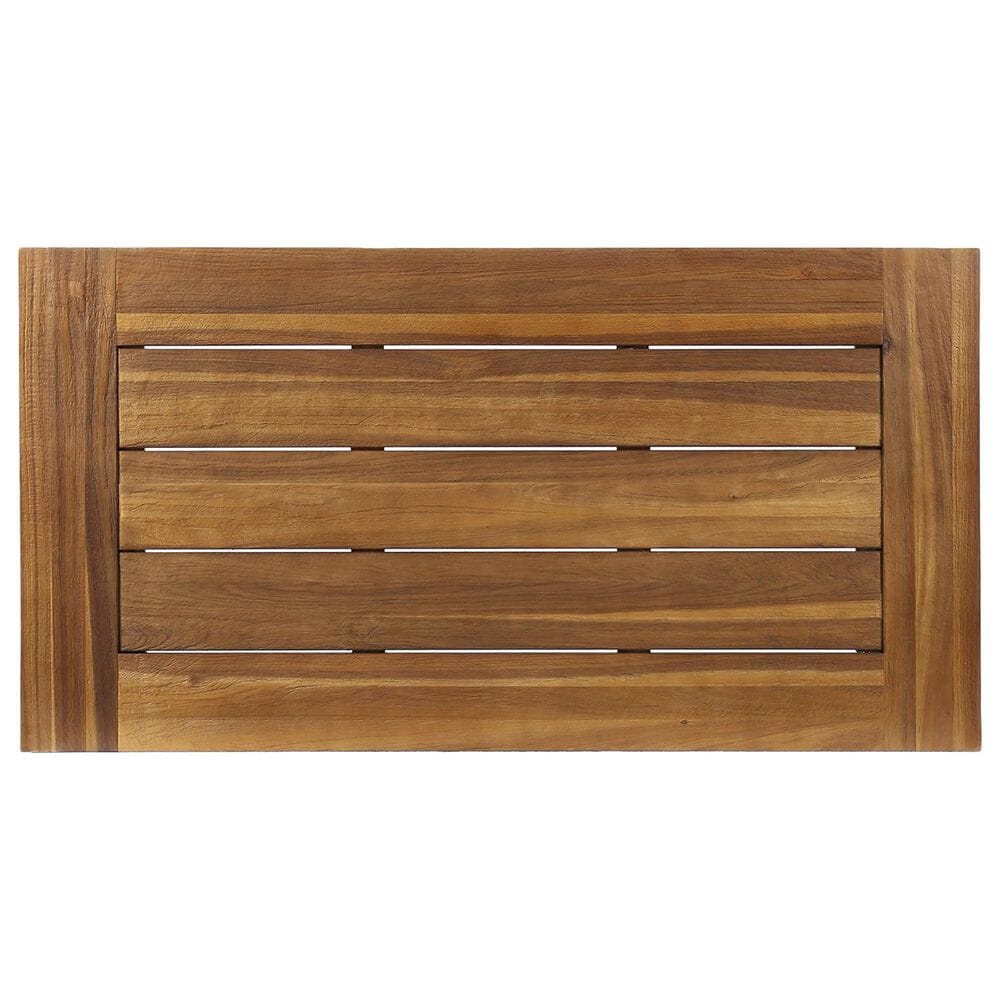 Hearth and Haven Carlisle Patio Coffee Table in Natural, , large
