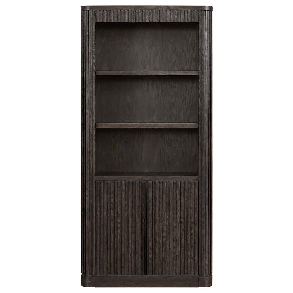 Wycliff Bay Tulane 3-Piece Writing Desk with Bookcase and Lateral File Cabinet Set in Dark Chocolate, , large