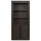 Wycliff Bay Tulane 3-Piece Writing Desk with Bookcase and Lateral File Cabinet Set in Dark Chocolate, , large