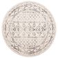 Safavieh Tulum TUL268A 3" Round Ivory and Grey Area Rug, , large