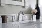 James Martin Vanities Brookfield 72" Double Bathroom Vanity in Bright White with 3 cm Arctic Fall Solid Surface Top and Rectangle Sinks, , large