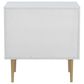 Linon Home Decor Gloria 2-Drawer Nightstand in White and Gold, , large