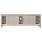 Crown Mark Charlie 71" TV Stand in White, , large