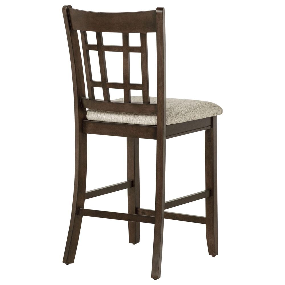 Crown Mark Hartwell 5-Piece Counter Height Dining Set in Dark Brown, , large