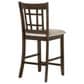 Crown Mark Hartwell 5-Piece Counter Height Dining Set in Dark Brown, , large