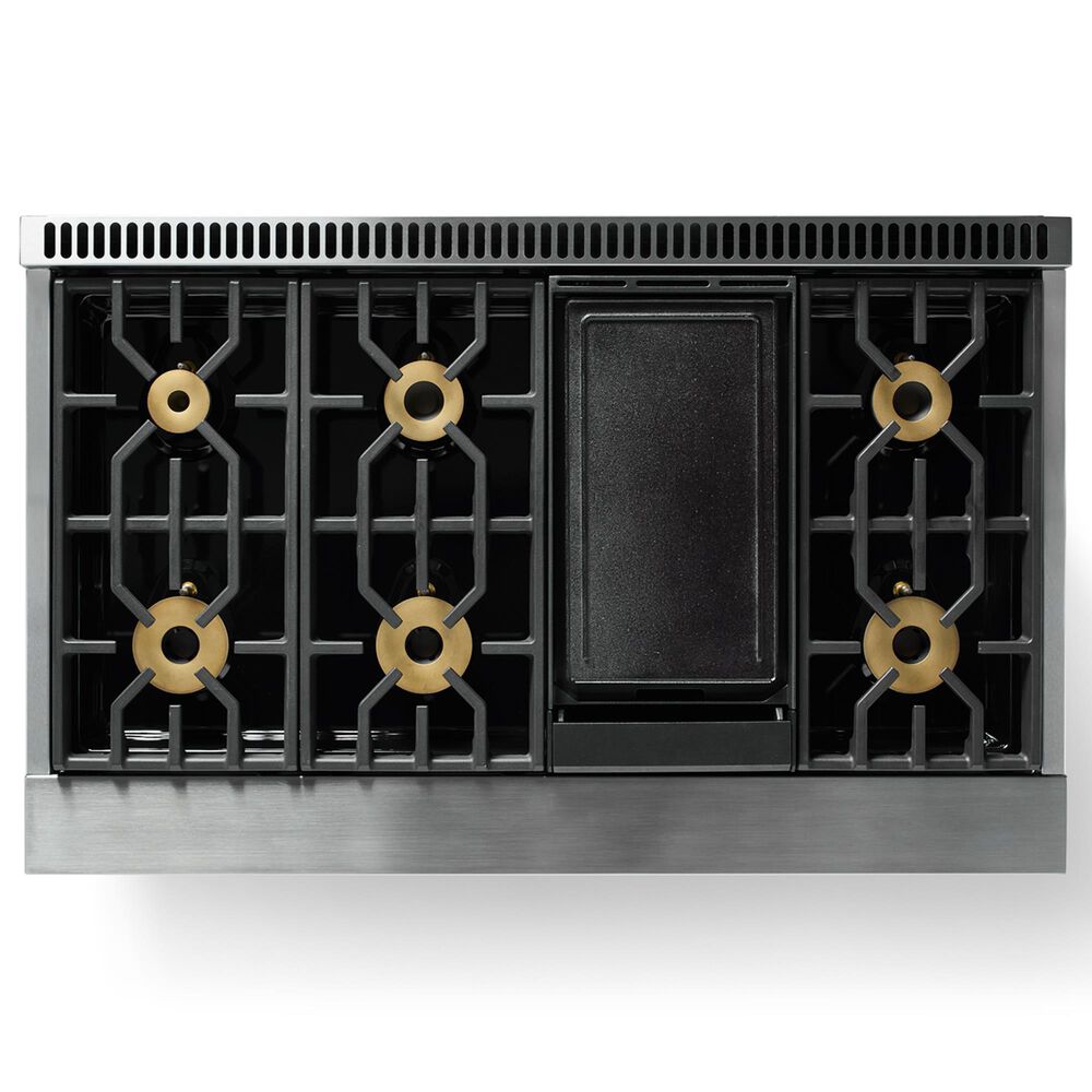 Viking Range 7 Series 48" Sealed Burner Gas Range in Slate Blue, , large