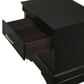 Crown Mark Amalia Full Bed with Nightstand in Black, , large