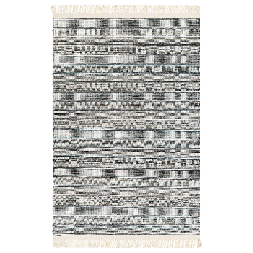 Surya Lily Beige, Charcoal, Bright Blue and Medium Brown 12&#39; x 15&#39; Area Rug, , large
