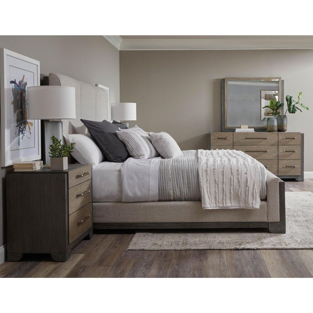 Nicolette Home Anderson Park Dark Rectangle Dresser Mirror in Moose Trail and Frontier Brown, , large