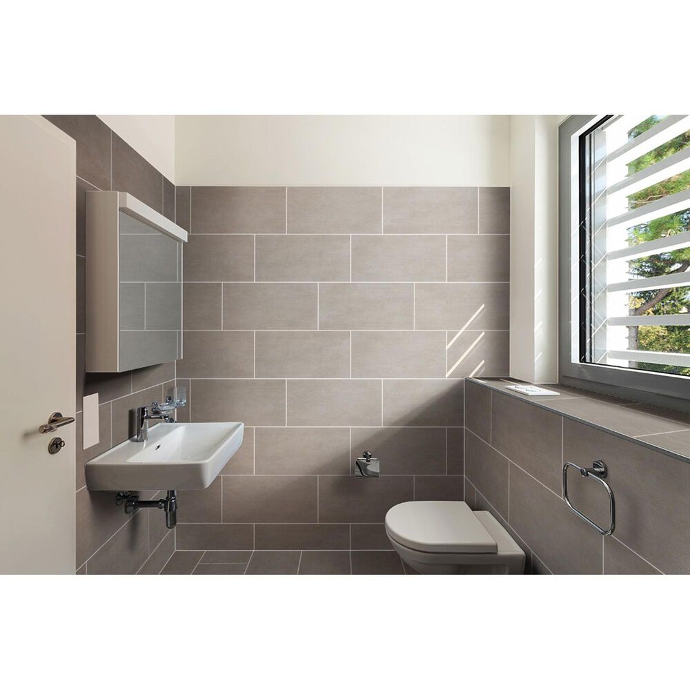 MS International Gridscale Gris 12&quot; x 24&quot; Ceramic Tile, , large