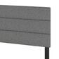 Accent Sicily Queen Upholstered Platform Bed in Grey, , large