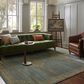 Magnolia Home Mona Aqua and Wheat 3"7" x 5"7" Area Rug, , large