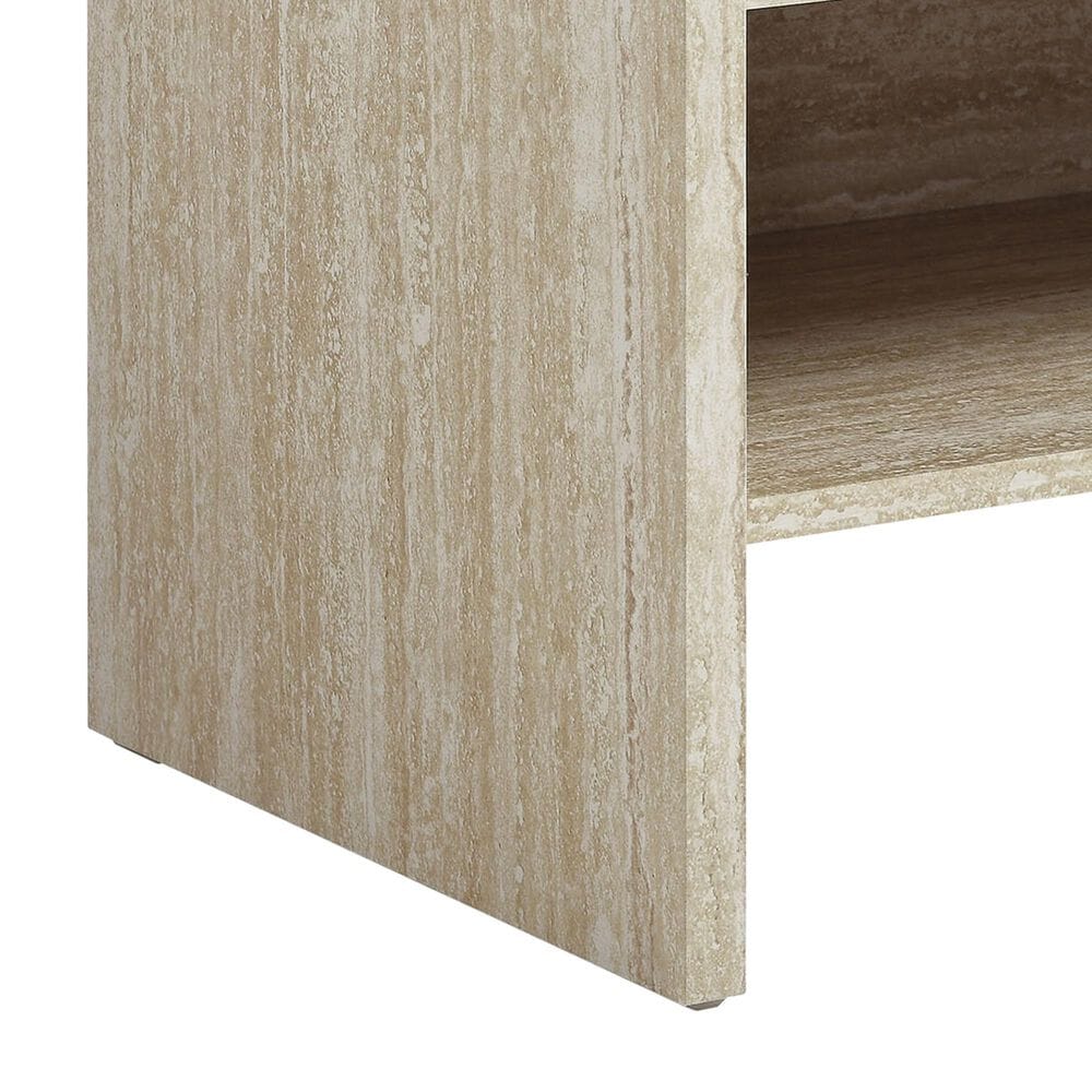 Modway Toscana 1 Drawer and Shelf Nightstand in Travertine, , large
