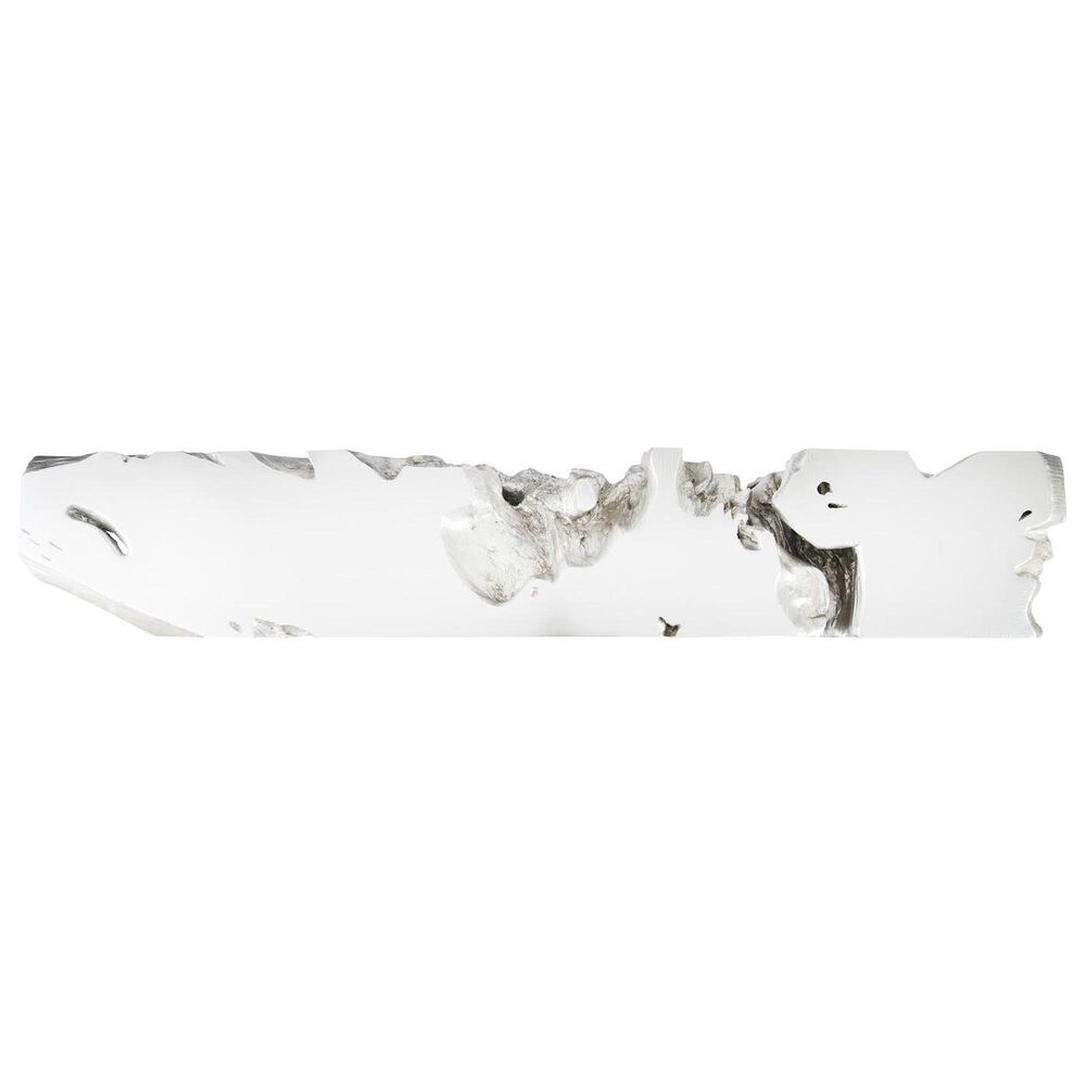 Phillips Collection Freeform Console Table in Gel Coat White, , large