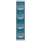 Surya Alfresco 2"5" x 11"10" Marine Blue, Light Silver, Slate Blue and Metallic Silver Indoor/Outdoor Runner, , large
