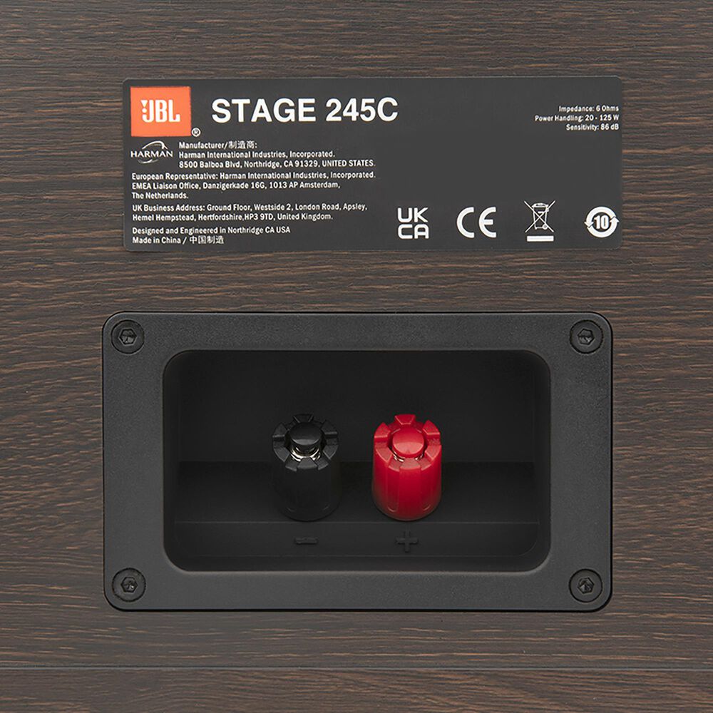 JBL Stage 2 4.5&quot; 2.5-Way Quad Center Channel Loudspeaker in Espresso, , large