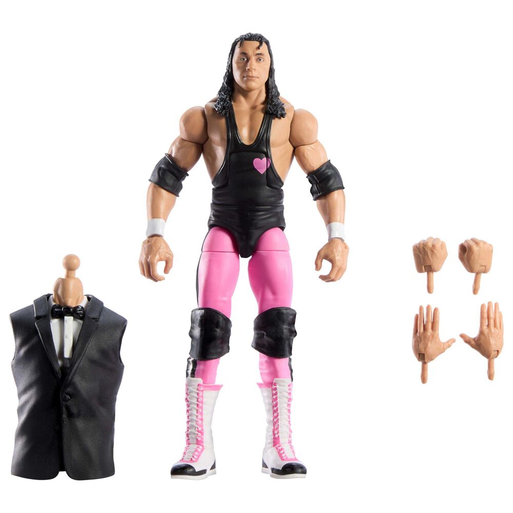 Mattel Elite Premium Live Event Bret Hart Action Figure in Multicolor, , large