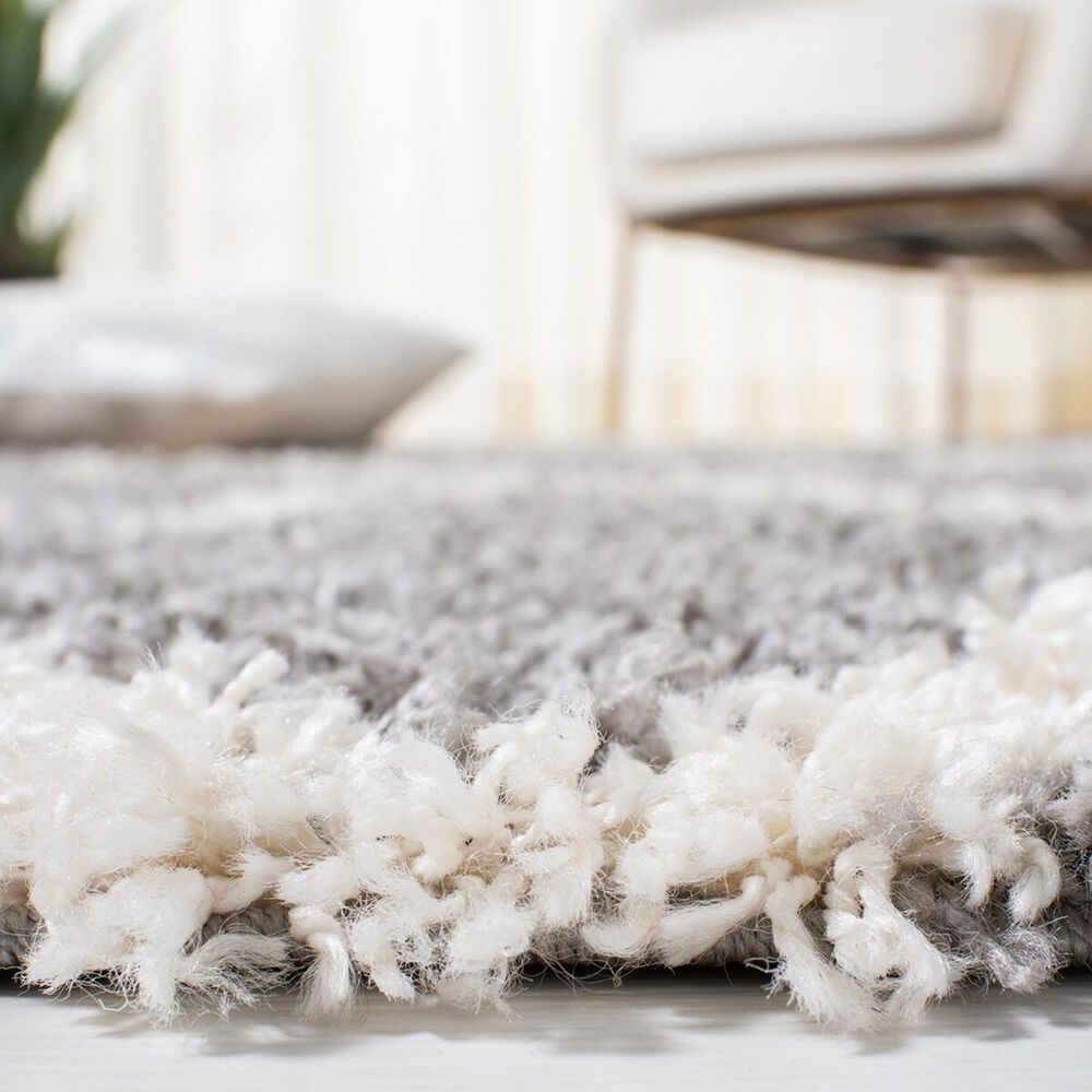 Safavieh Venus Shag VNS681J 4&#39; x 6&#39; Grey and Ivory Area Rug, , large
