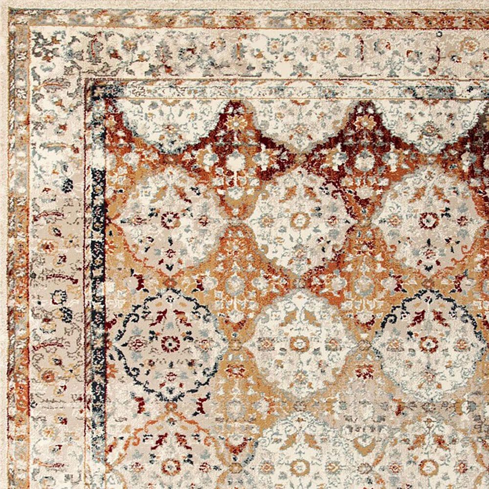 Amer Rugs Allure 7&#39;9&quot; x 9&#39;9&quot; Ivory and Multicolor Area Rug, , large