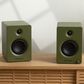 Victrola Tempo Bluetooth Bookshelf Speaker in Matte Green (Pair), , large