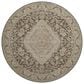 Dalyn Rug Company Hatay HY3 8" Round Chocolate Area Rug, , large