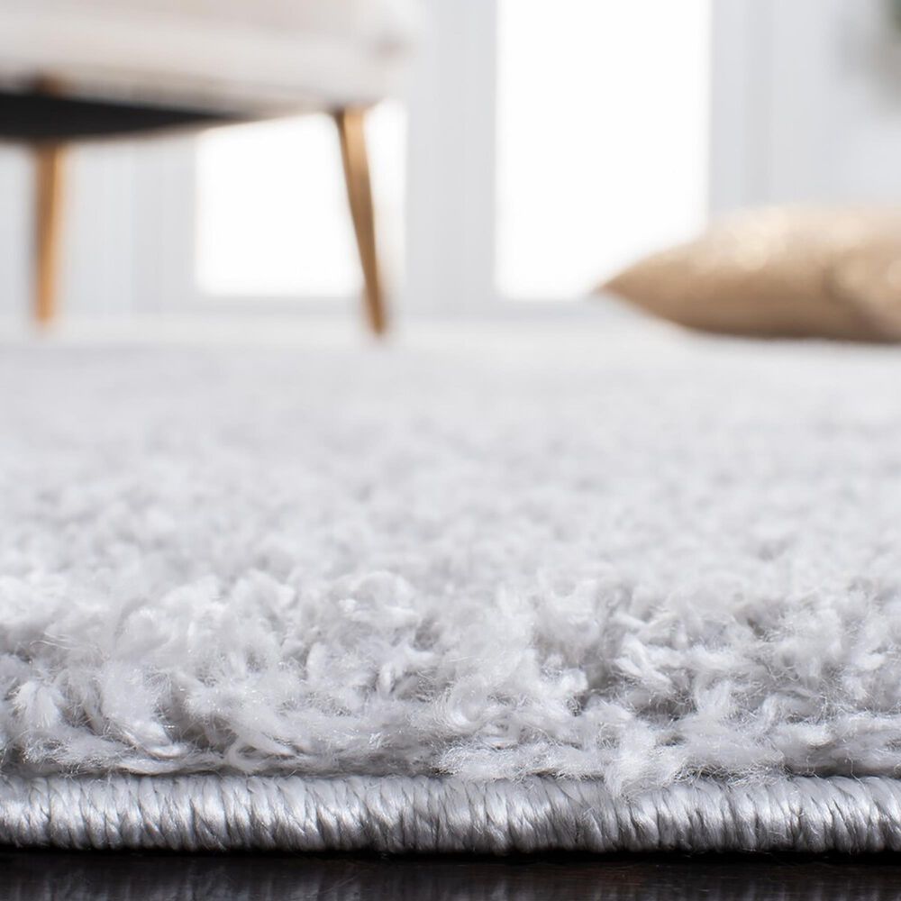 Safavieh August Shag 2&#39; x 8&#39; Light Grey Runner, , large