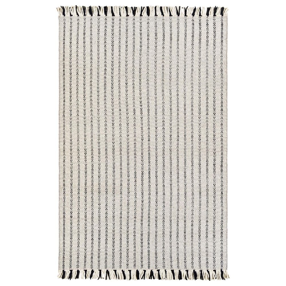 Surya Reliance RLI-2309 2'6" x 8' Ivory and Black Runner, , large