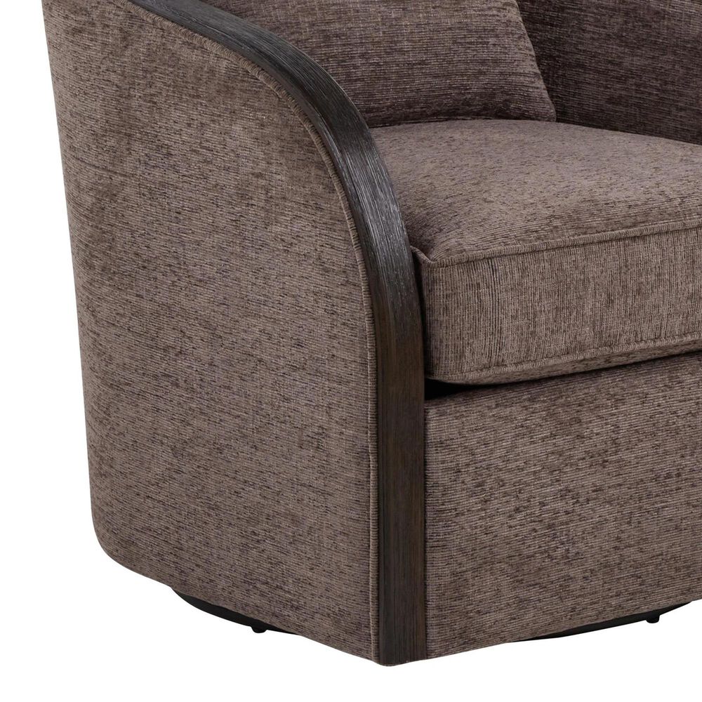LumiSource Gemma Swivel Accent Chair in Mocha, , large