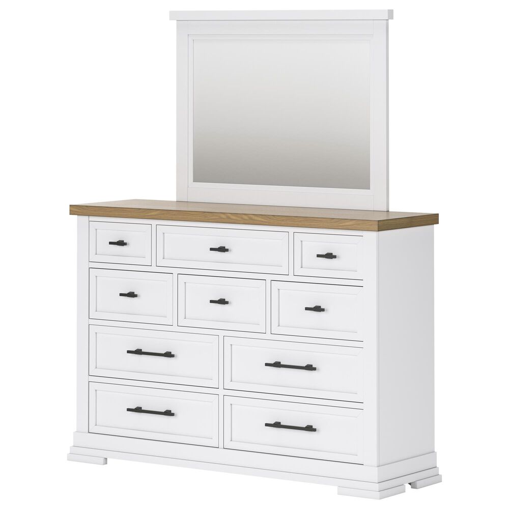 Ashley 3-Piece Queen Bedroom Set in White and Natural, , large