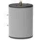 GE Appliances 18-Gallon Side Port Lowboy Electric Water Heater in Gray, , large