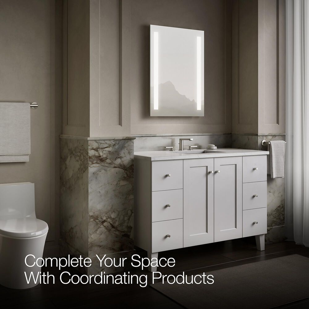 Kohler Verdera 24" x 33" Lighted Mirror in Aluminum, , large