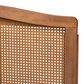Baxton Studio Marieke Queen Panel Headboard in Ash Walnut, , large