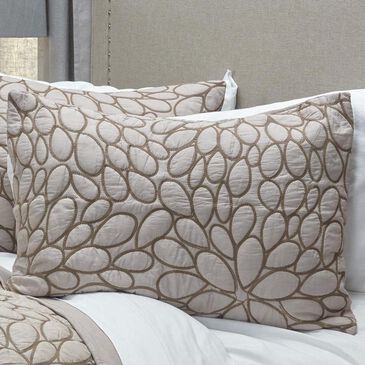 Rizzy Home Petal Blush 20" x 36" King Sham in Brown, , large