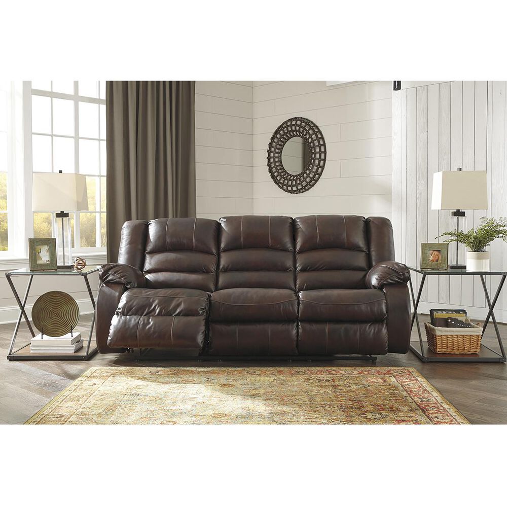 Signature Design by Ashley Levelland Reclining Sofa In Cafe, , large
