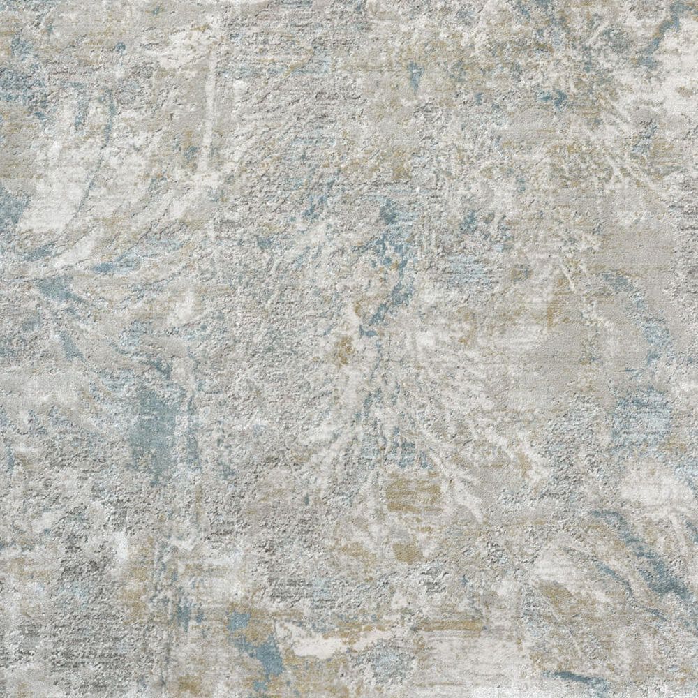 Surya Brunswick Light Gray, Cream, Charcoal, Mustard and Blue 2'7" x 7'3" Runner, , large