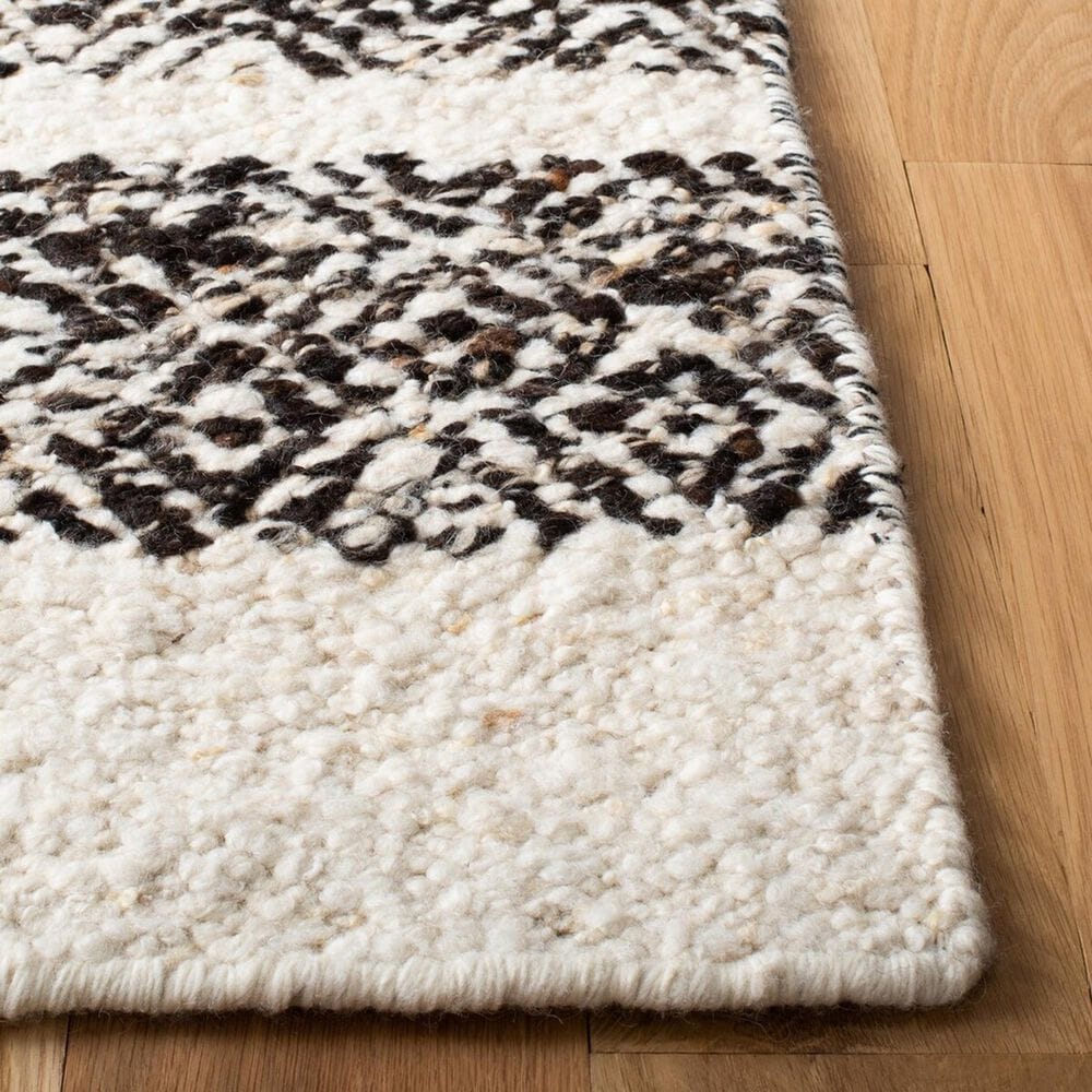 Safavieh Natura NAT329Z 2&#39;3&quot; x 8&#39; Black and Ivory Runner, , large