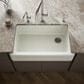 Kohler Whitehaven 35.75" Single Bowl Farmhouse Kitchen Sink in Dune, , large