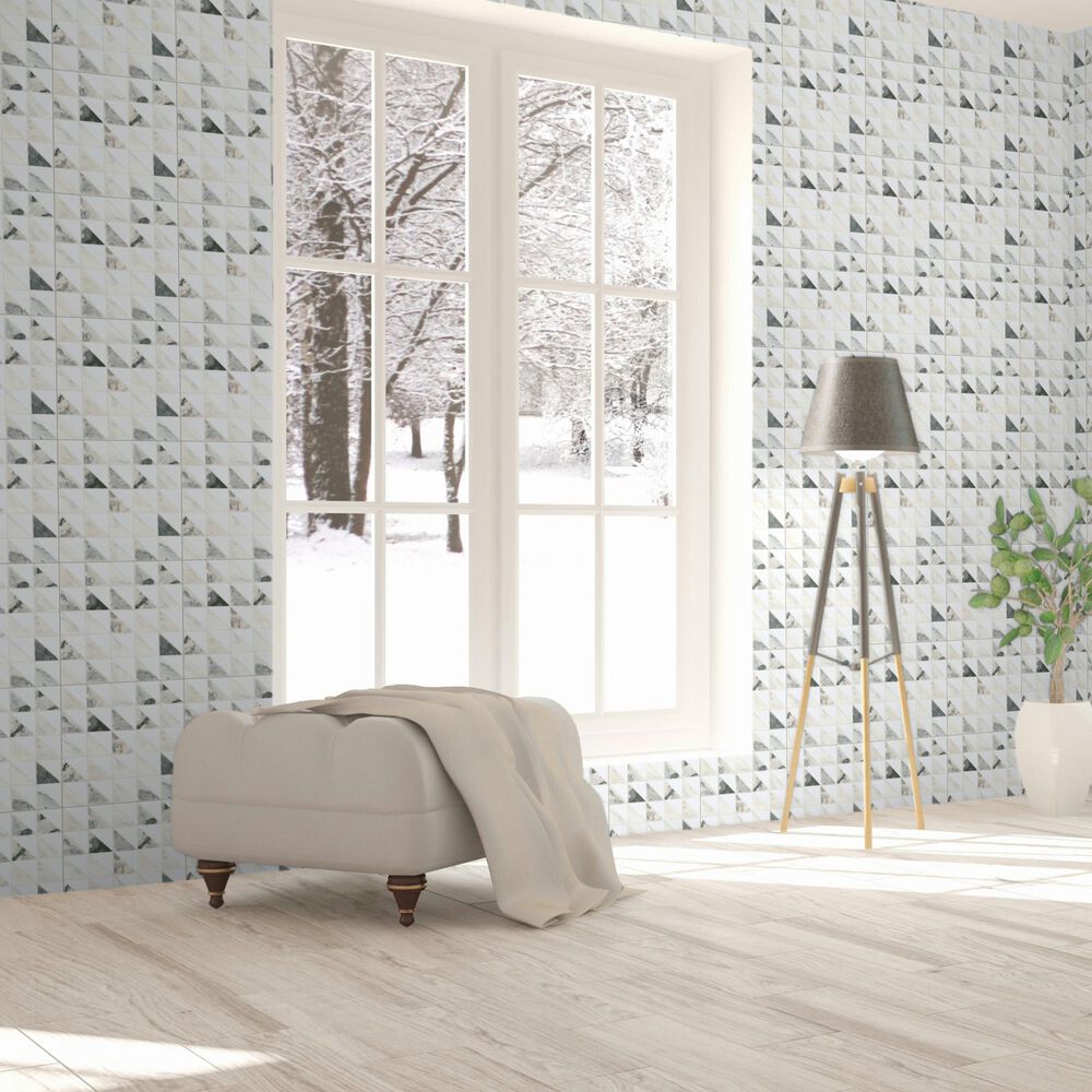 Dal-Tile Gamma Illusive Blend 12&#39;&#39; X 12&#39;&#39; Natural Stone Mosaic Sheet, , large