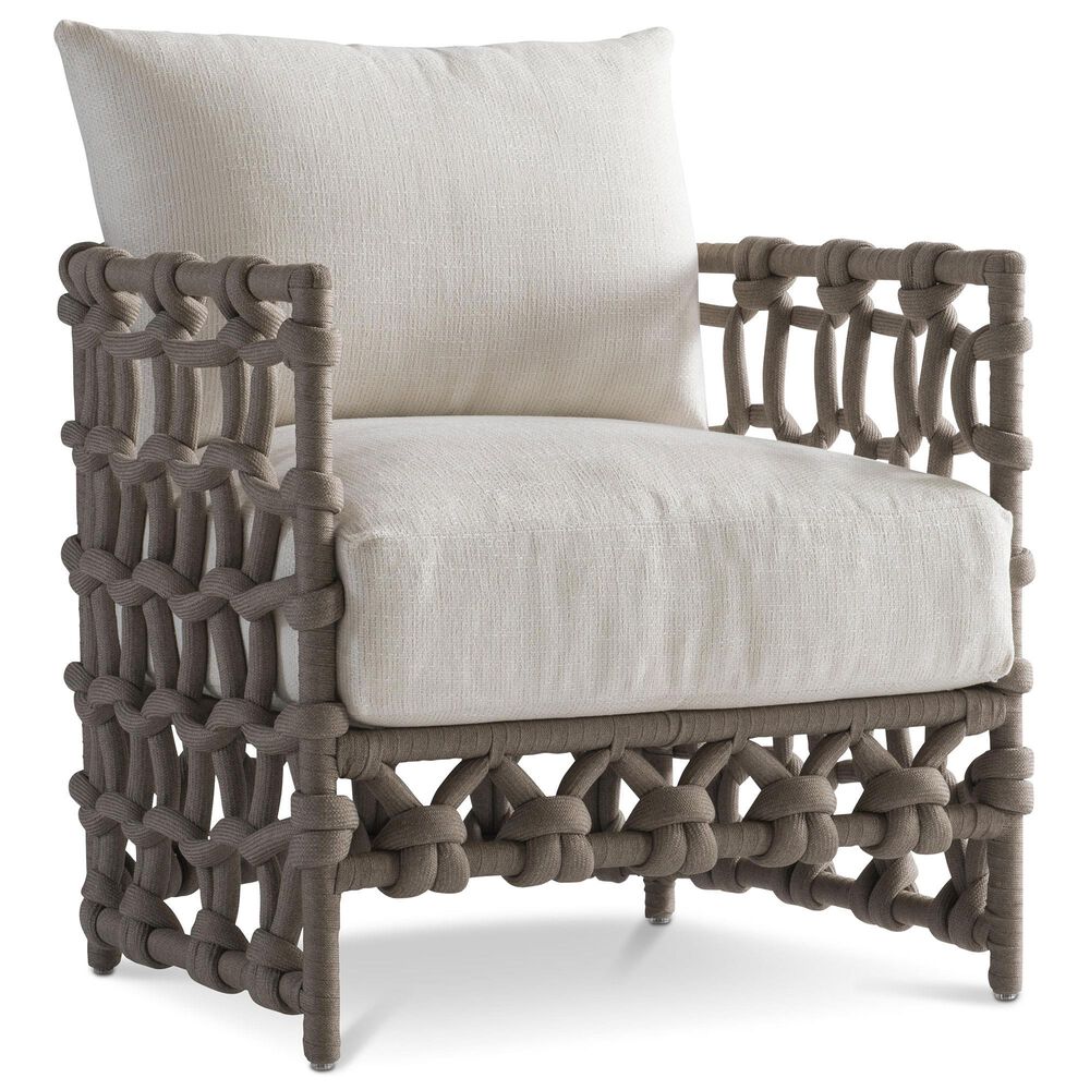 Bernhardt Nodi Outdoor Chair in White/Cream, , large