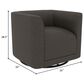 Emerald Home Furnishings Whirlaway Swivel Accent Chair in Durango, , large