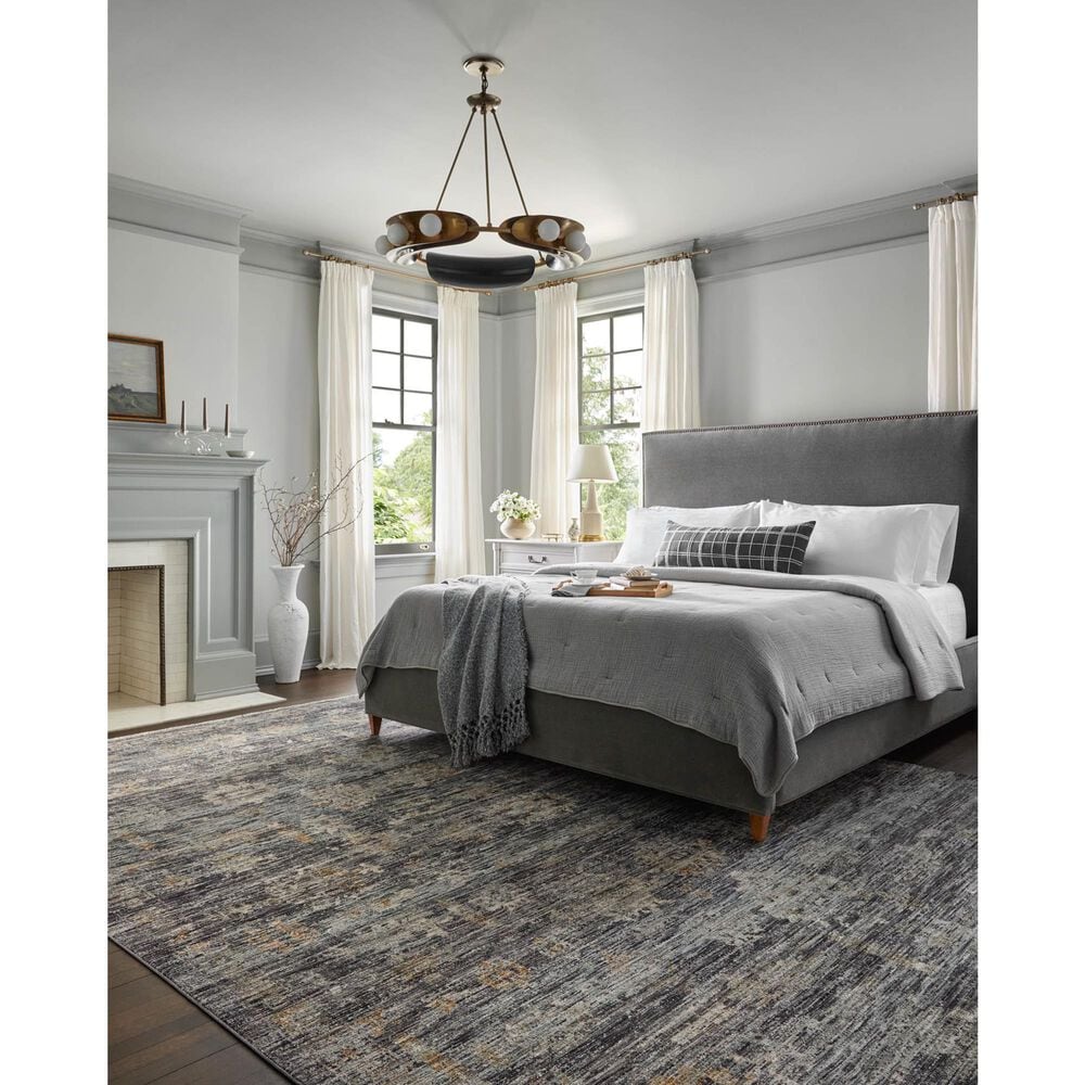 Loloi Katherine 5&#39;3&quot; x 7&#39;9&quot; Ink and Jade Area Rug, , large
