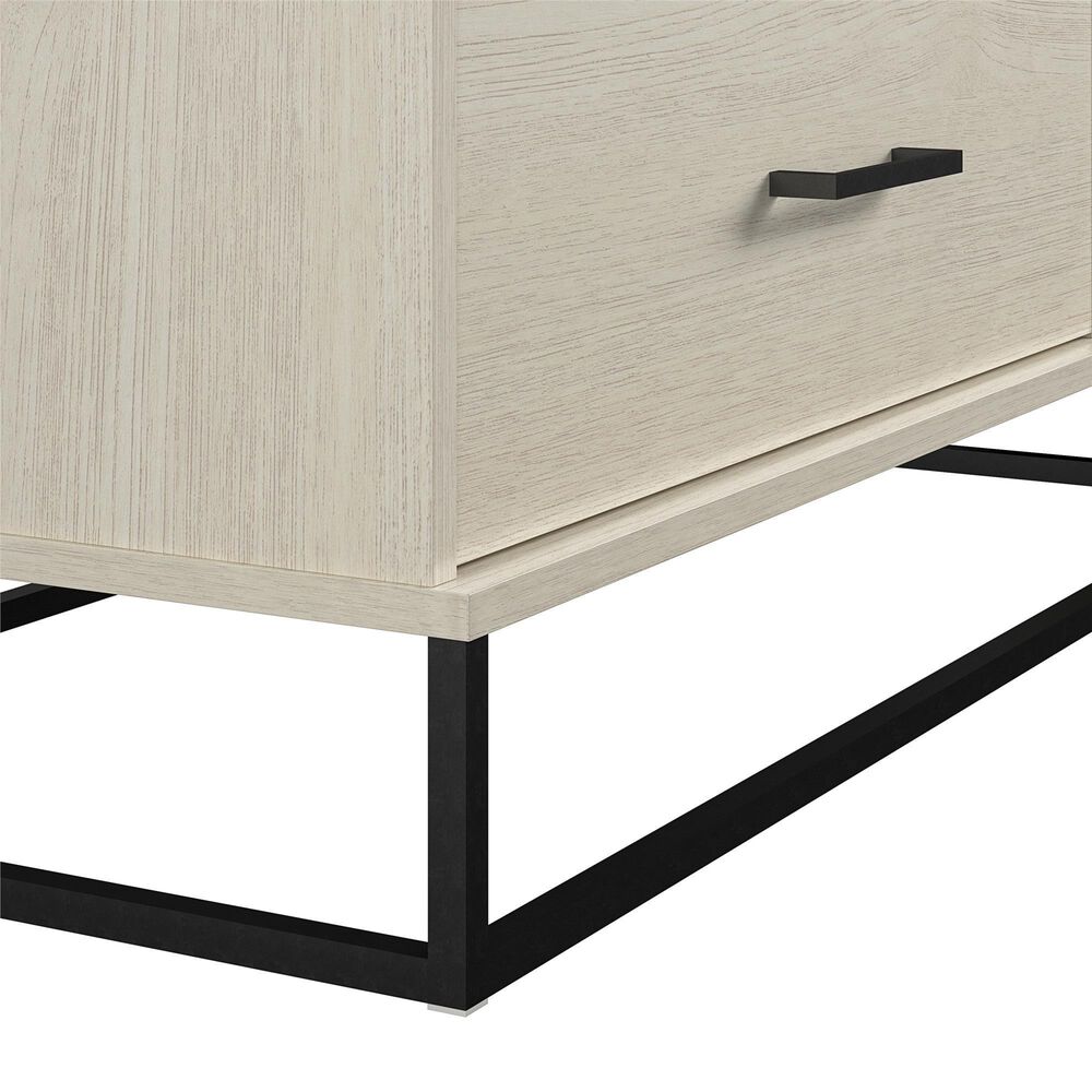 DHP Kelly 3 in 1 Media Dresser &amp; Desk in Ivory Oak, , large