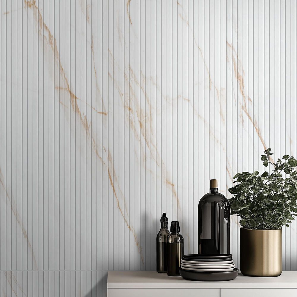 MS International Urbanslat Marmi Gold 16&quot; x 48&quot; Ceramic Tile, , large