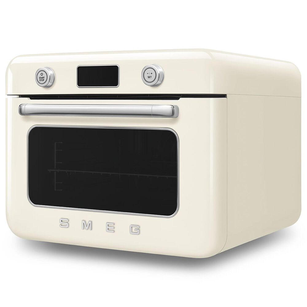 SMEG 1.06 Cu. Ft. Countertop Combi Steam Oven in Cream, , large